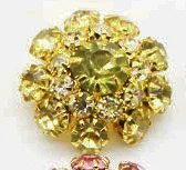 Gold LKeRan, 5 шт., новинка, стразы, кнопка 22 мм, золотой хвостовик, металлическая кнопка, кристалл, свадебное украшение, швейный декор, аксессуары - Цвет: Gold