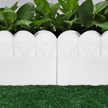 

Side Fence Plastic Mold Multiple Use Rustproof Special Durable DIY Handy Craft Cement Tool Cement Mold For Home Garden Yard New