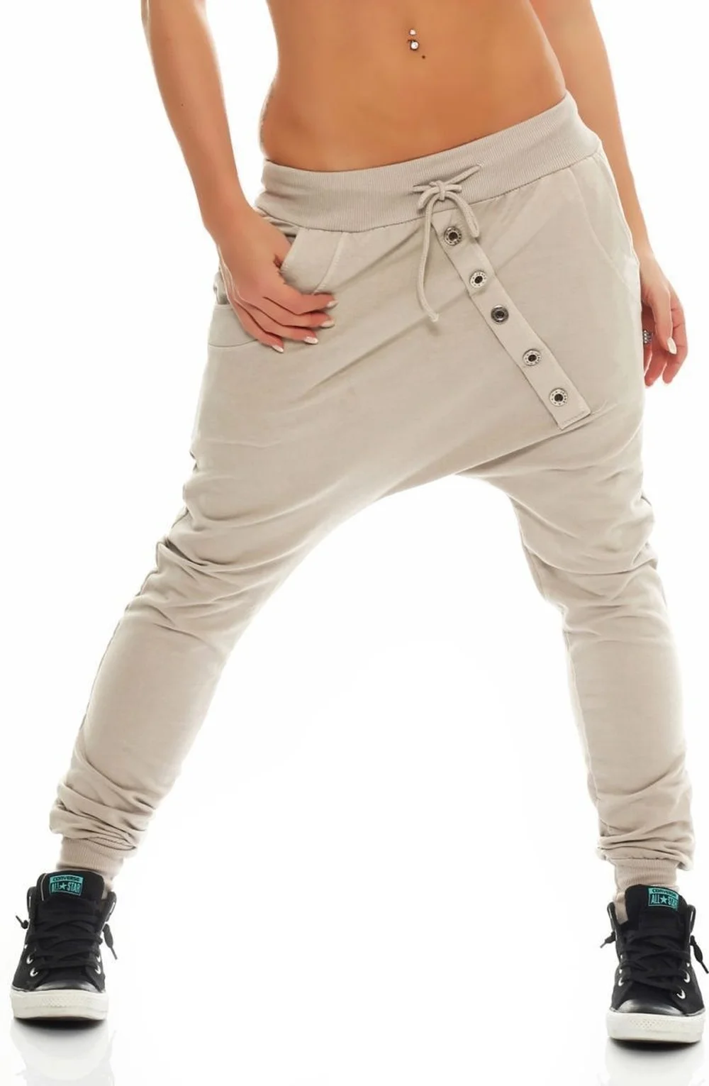 ZOGAA New Women Harem Pants Ladies Casual Full Length Loose Pants Female Solid Color Sweatpants Joggers Women Plus Size Trousers