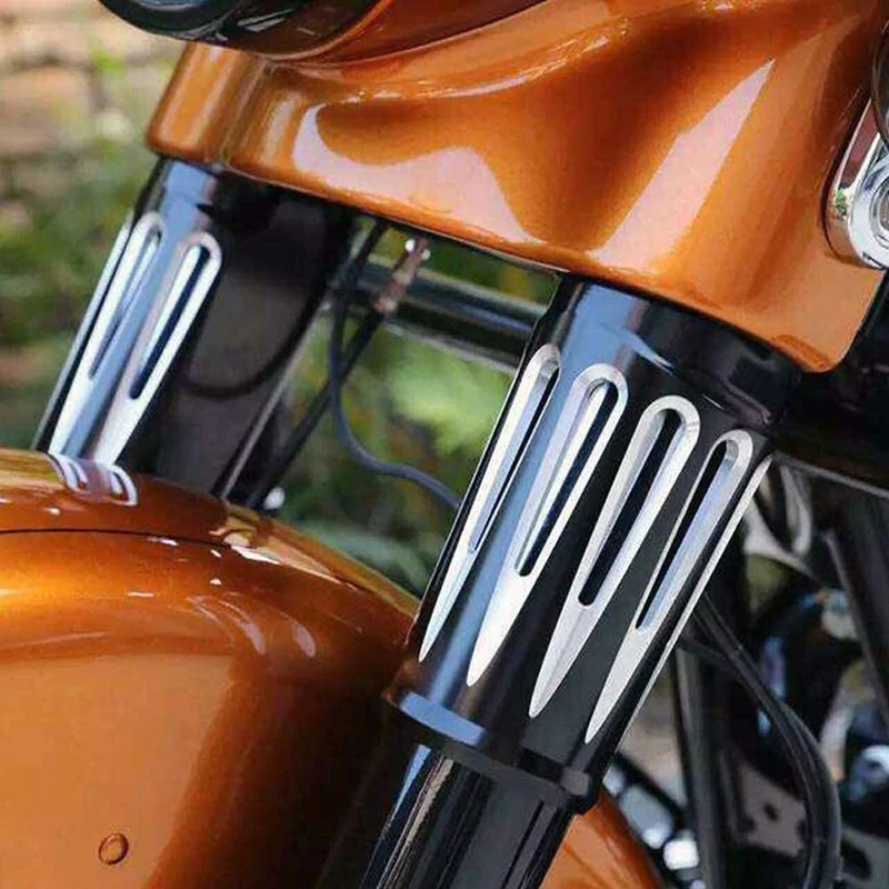Мотоциклетная передняя вилка загрузки слайдер Чехлы для Harley Touring Road King Street Glide