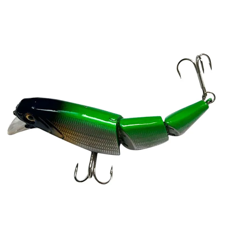  Fishing Lures 14g Pesca 10.5cm Isca Jointed Hard Bait Swimming Depth Plastic Hooks 3D Eyes SEC88