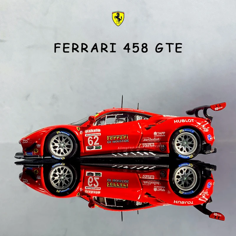 Bburago 1:43 Ferrari 2017 488 GTE Diecast Modelo Coche De Carreras Nuevo En Caja 