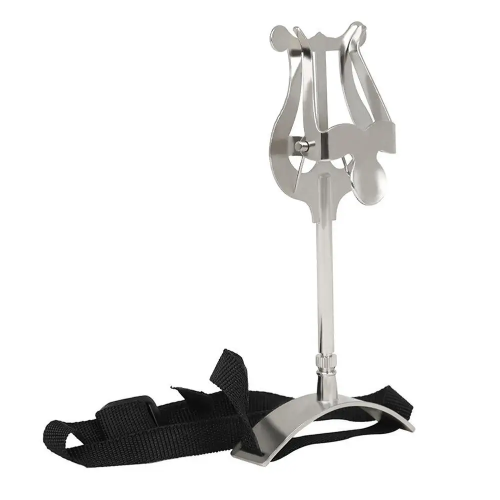 Portable Music Score Marching Music Stand Steel Nickel Plated Trumpet