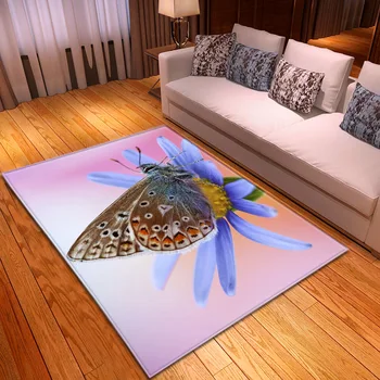 

Dream Butterfly Pattern 3D Printed Carpets For Living Room Bedroom Area Rugs Coffee Table Kitchen Floor Mat home Decor large Rug