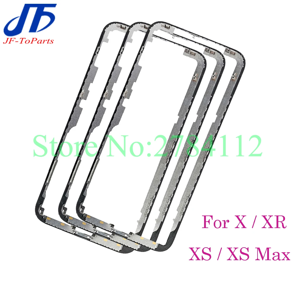 10Pcs Middle Frame Bezel Replacement for iPhone XS Max 6.5&quot XR 6.1&quot X 5.8&quot Screen Mid Chassis Repair Parts | Мобильные