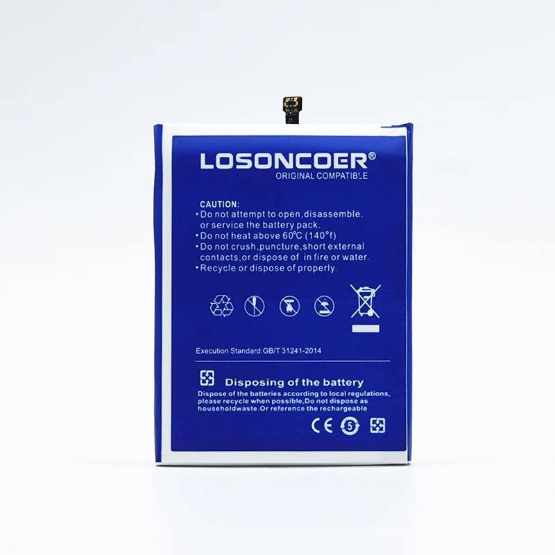 Original LOSONCOER 4600mAh ZOJI Z8 Good Quality Battery For HOMTOM ZOJI Z8 5.0inch MTK6750 Mobile Phone Batteries