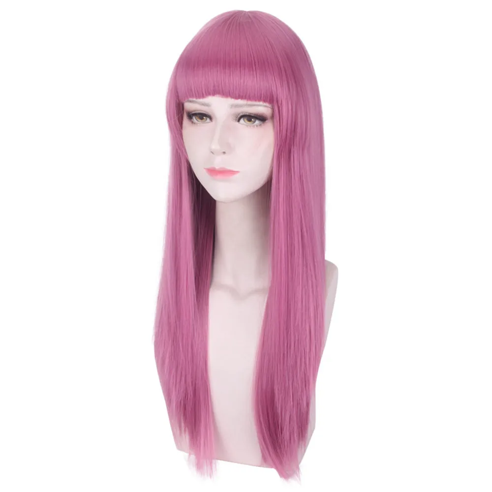 Потомки 2 Эви длинные волнистые парик косплей костюм для женщин термостойкие синтетические волосы Хэллоуин вечерние ролевые парики - Цвет: 2