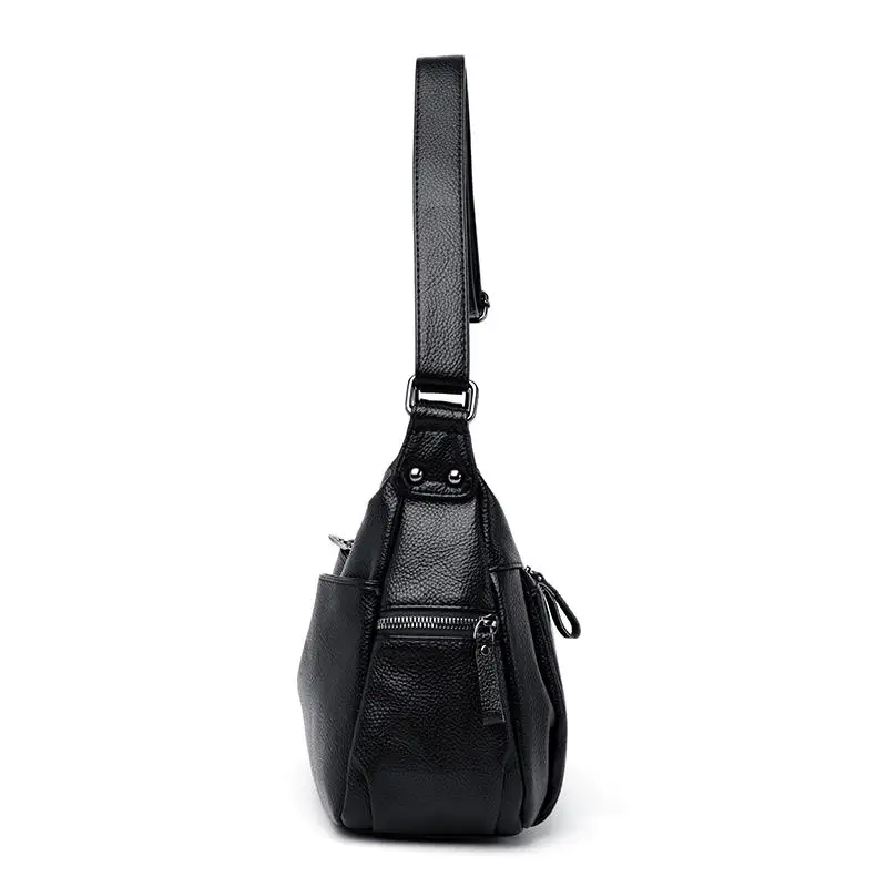 Сумки через плечо для женщин сумки-мессенджеры Женские винтажные сумки высокого качества женские мягкие кожаные сумки на плечо Bolsa Feminina