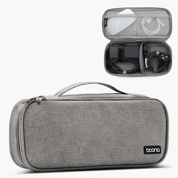 

Men's Suitcase Digital Bags Power Bank Mobile Phone Organizers Electronic Gadget Solid Packing Sorting Pouch Accessories Supply