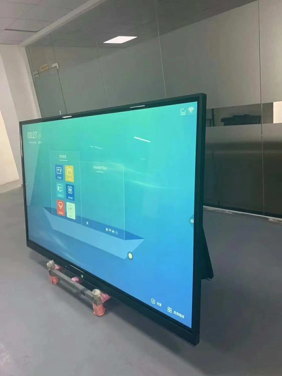  43 55 65 inch wall mounted touchscreen lcd display ad monitor with diy pc computer built in