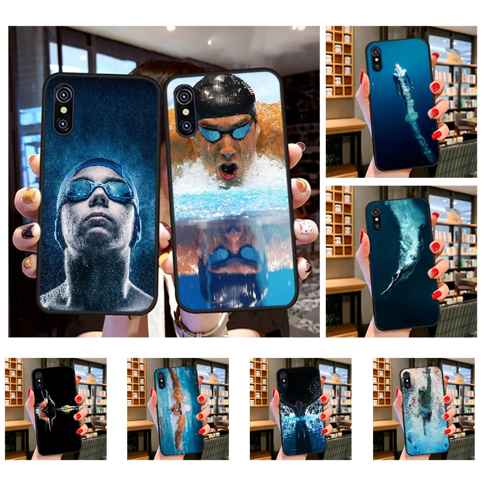 NBDRUICAI Майкл Фелпс плавание DIY окрашенный блестящий чехол для телефона iPhone 11 pro XS MAX