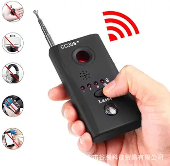 

Cc308 + Wireless Signal Radio Wave Detector Anti-Eavesdropping Anti Candid Surveillance Camera GPS Signal Detector