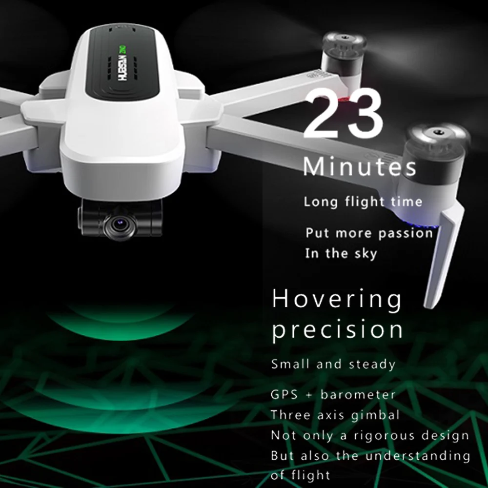H117S Дроны с Камера Zino мини-Дрон gps 1 км 5G Wi-Fi FPV UHD 4K 3-осевому гидростабилизатору аэрофотосъемки с бесщеточным двигателем Складная