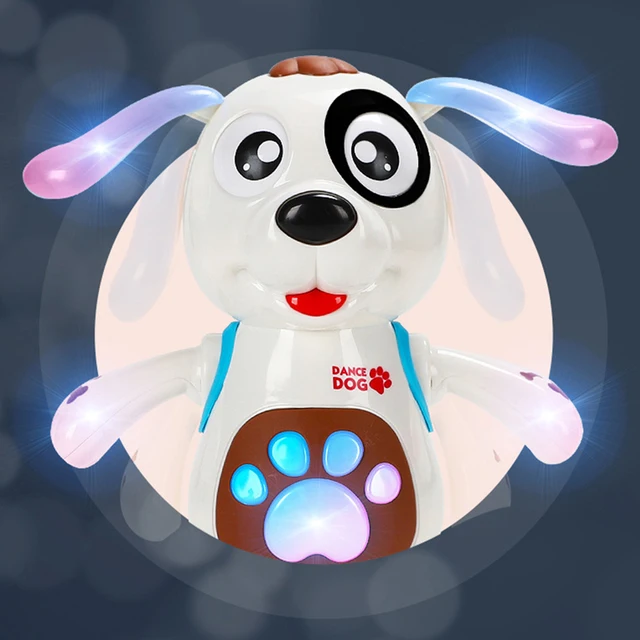 Electronic Toys Animal Funny Dog Musical Singing Walking Electric Toy Dog Pets Colored Lights Electronic Dancing Smart Pet Toy 6