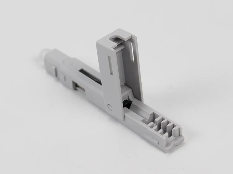 100 pcs SC UPC Fast Connector Snap type SC adapter FTTH Flat Fast Quick field Assembly 5
