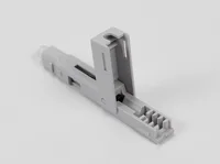 כבל מתאם 100 יח SC UPC SC סוג Fast Connector Snap מתאם מחבר מהיר Quick שדה העצרת סיבים כבל שטוח FTTH (5)