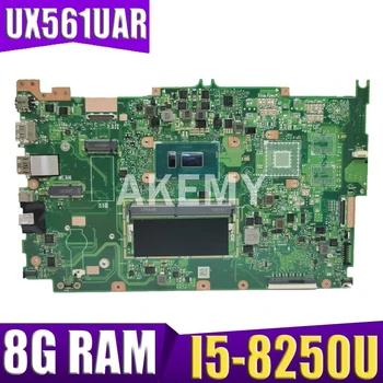 شراءAkemy UX561UAR اللوحة الام لاسوس ZenBook Flip UX561UA UX561UD Laotop اللوحة الرئيسية I5-8250U 8G RAM اختبار شحن مجاني