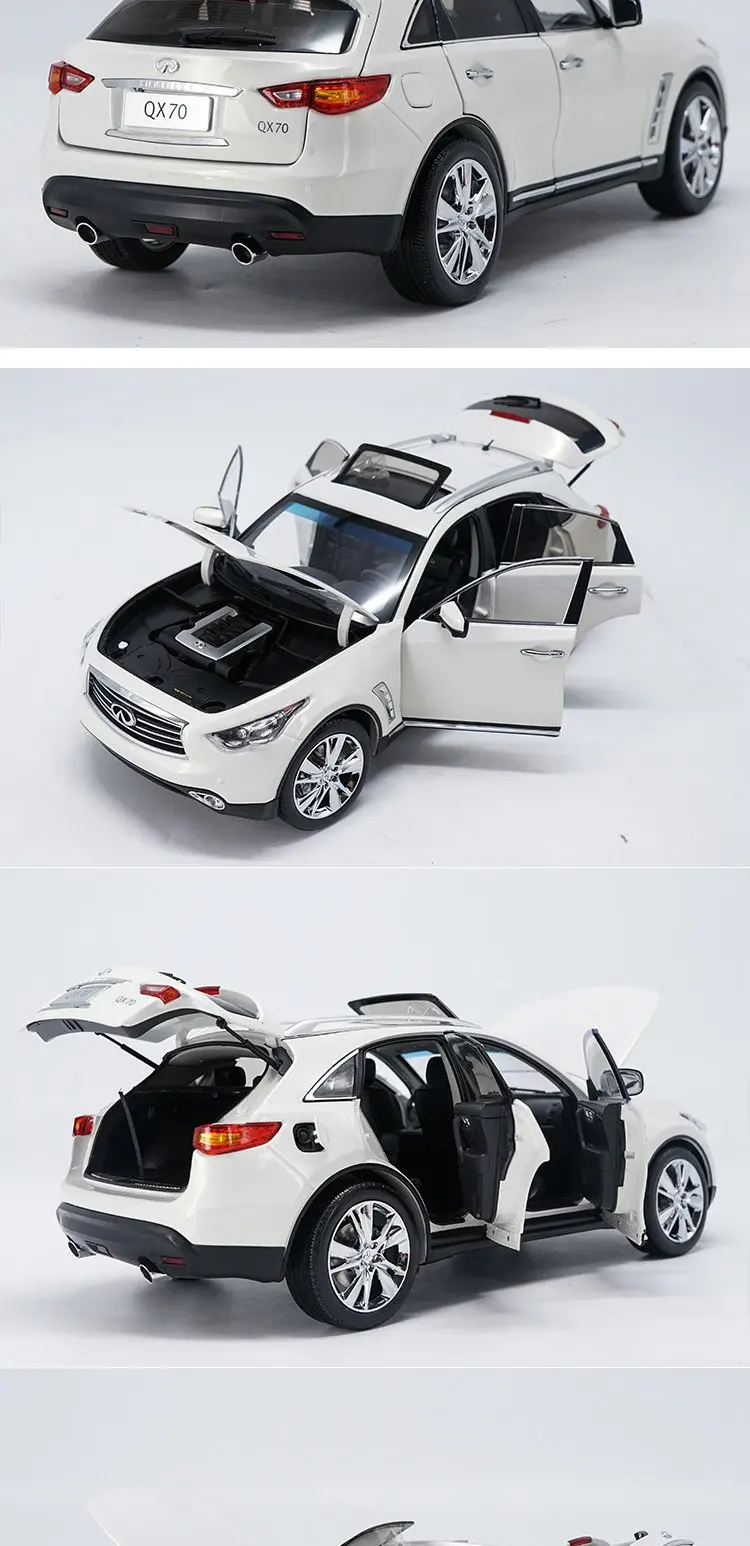 1:18 высокое тщательное INFINITI QX70 сплав модель автомобиля статические металлические модельные автомобили с оригинальной коробкой