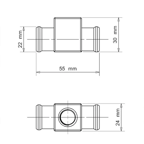 22mm 오토바이 온도 스위치 라디에이터 팬 온도 조절기, 야마하 가와사키 혼다용 KTM 125-530 EXC EXCF XC XCF XCW SX SXF 2