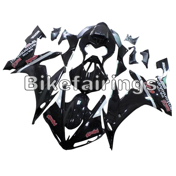 Полный обтекатель комплект для Yamaha YZF1000 R1 2004 2005 2006 YZF R1 ABS пластиковые детали для мотоцикла бодибилд блеск черный Cowlings