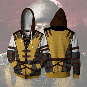 

PS4 Game Mortal Kombat Shao Kahn cosplay costume men women hoodies Sweatshirts Mortal Kombat Hoodies Jackets T-shirt cosplay