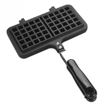 

Dual Head Kitchen Gas Non-Stick Waffle Maker Pan Mould Mold Press Plate Baking Tool Bubble Egg Cake Oven Breakfast Machine