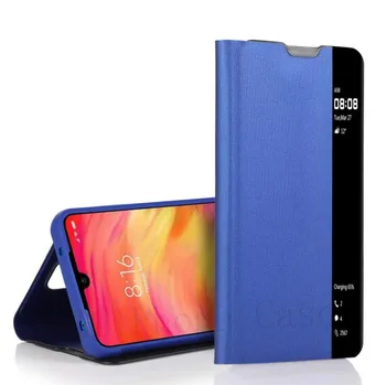 

For Xiaomi redmi note 9s Case flip, Original PU Flip leather Smart window phone case for redmi note 9 pro cover fundas coque