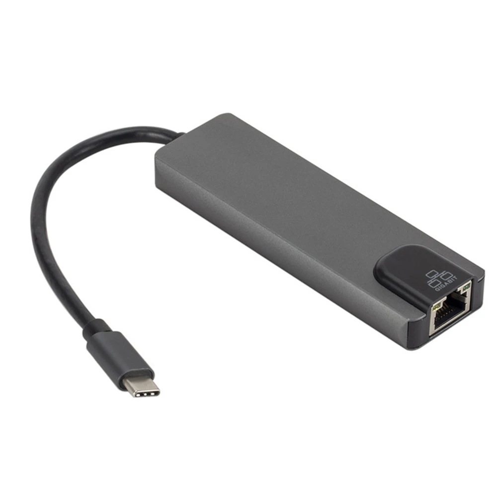 5в1 usb type C концентратор HDMI зарядка PD USB-C к Gigabit Ethernet RJ45 Lan адаптер или Mac book Pro Thunderbolt 3 USB-C зарядное устройство концентратор