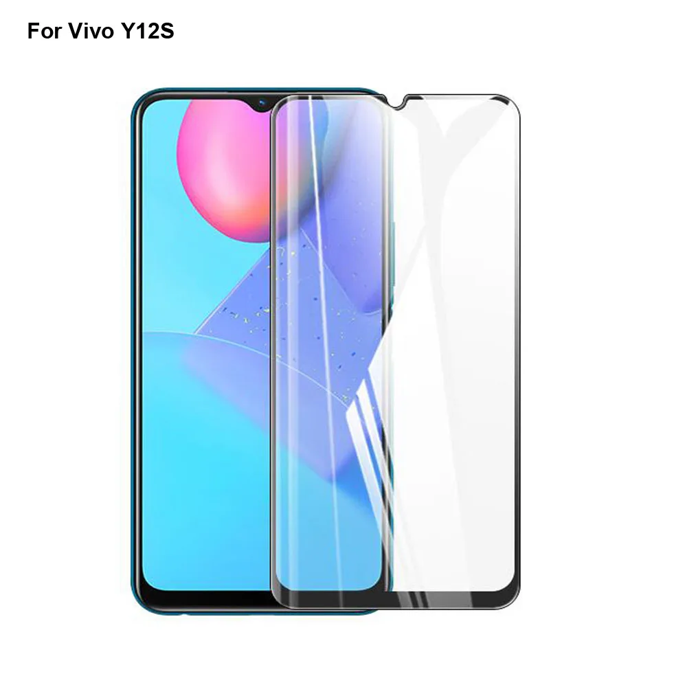 

2 предмета в комплекте, для Vivo Y12S V2026 3D закаленная Защитная стеклянная пленка для экрана Защитная пленка с полным покрытием защита для Vivo Y 12S V2026