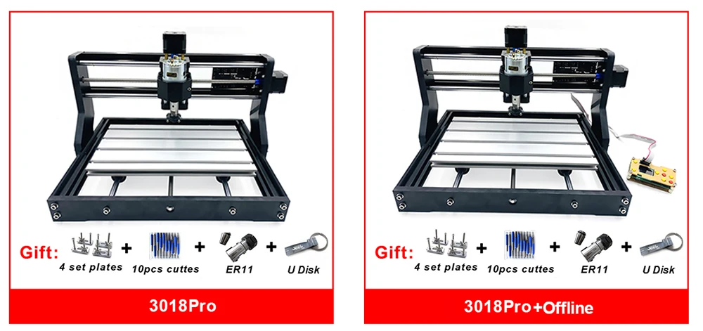 DIY ЧПУ 3018 Pro GRBL, 3 оси печатных плат фрезерный станок, дерево маршрутизатор лазерная гравировка, CNC3018 может работать в автономном режиме