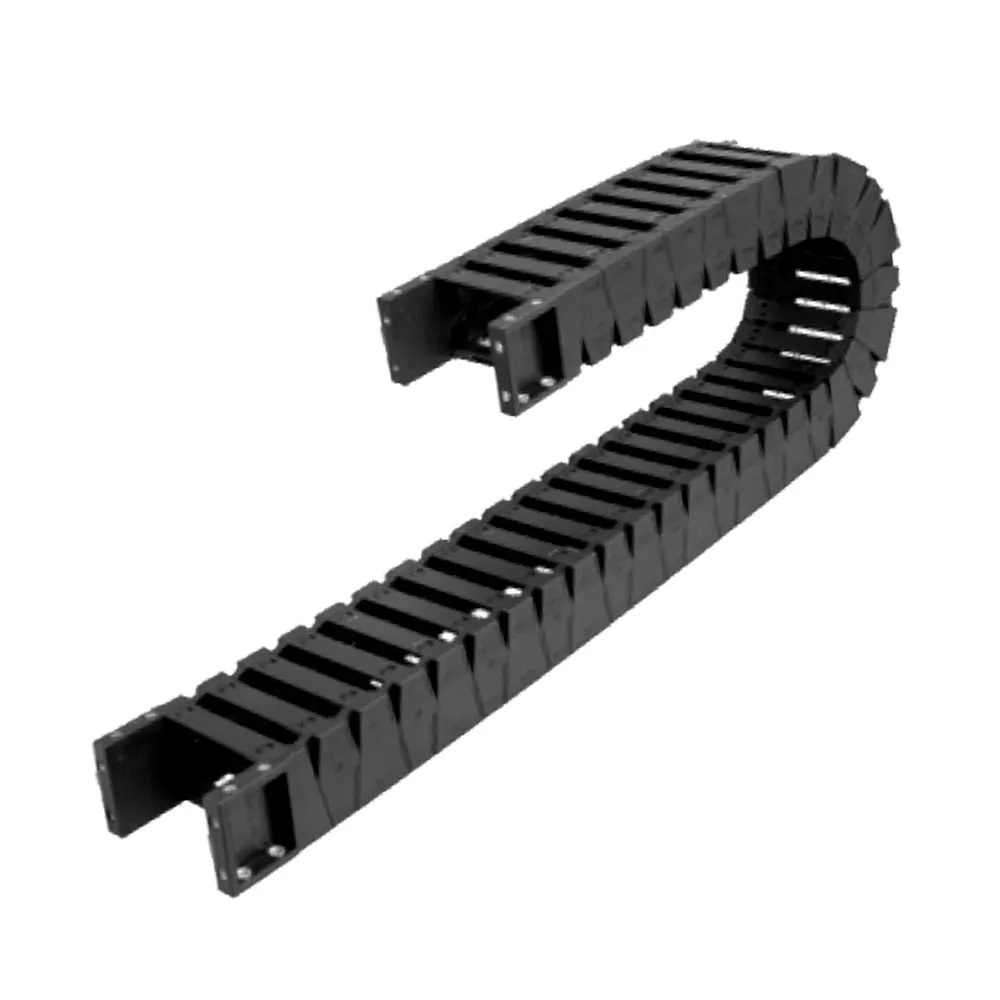 

JFLO S45x100 High-speed mute Open on both sides type engineering nylon towline drag chain tank chain cable protection chain
