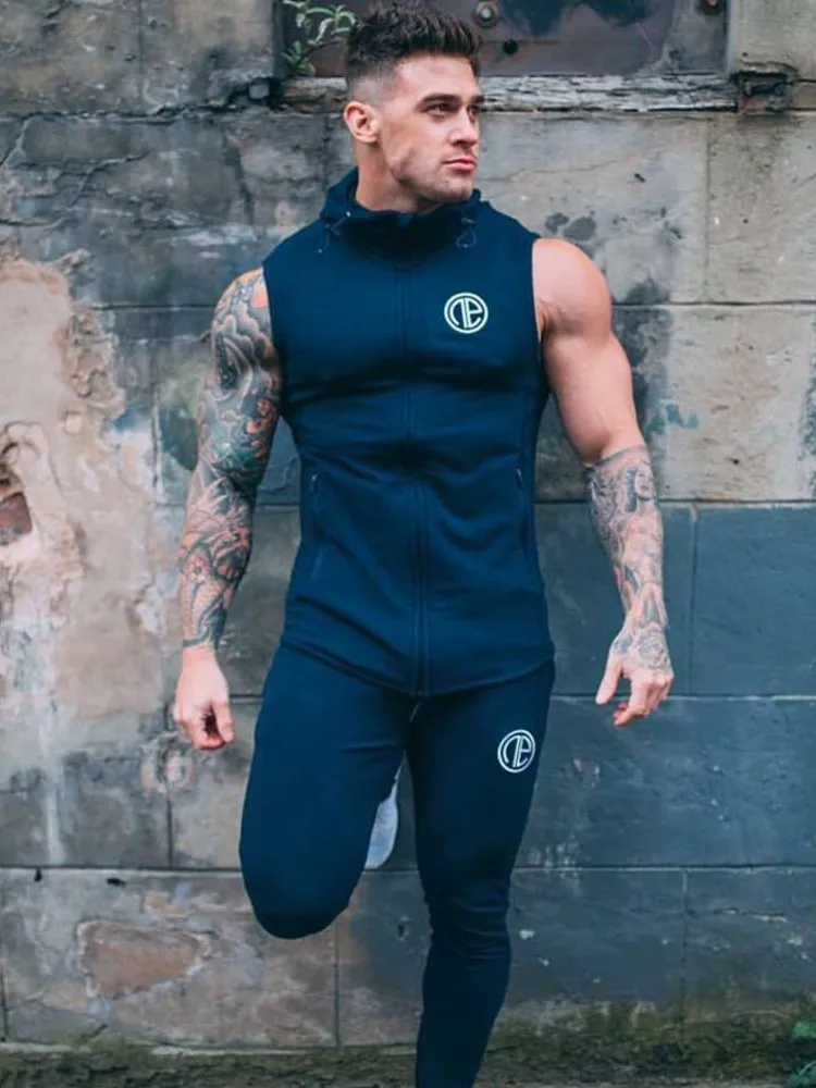 Бренд мужской модный спортивный костюм брендовый комплект из двух ...