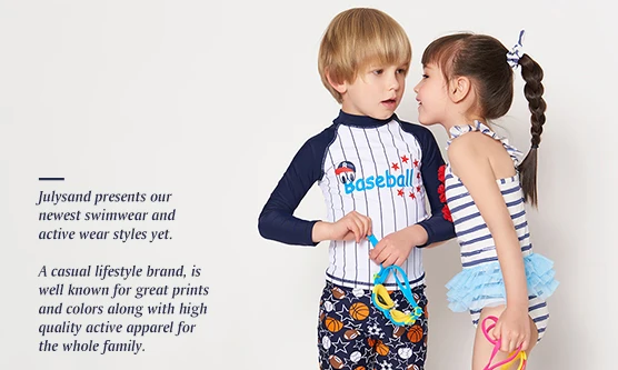 Julysand Boys  Swimwear Handsomne One Piece Swimsuit Kids Shark Cartoon Printed UPF 50+  High-end Bathing Suit for Boy