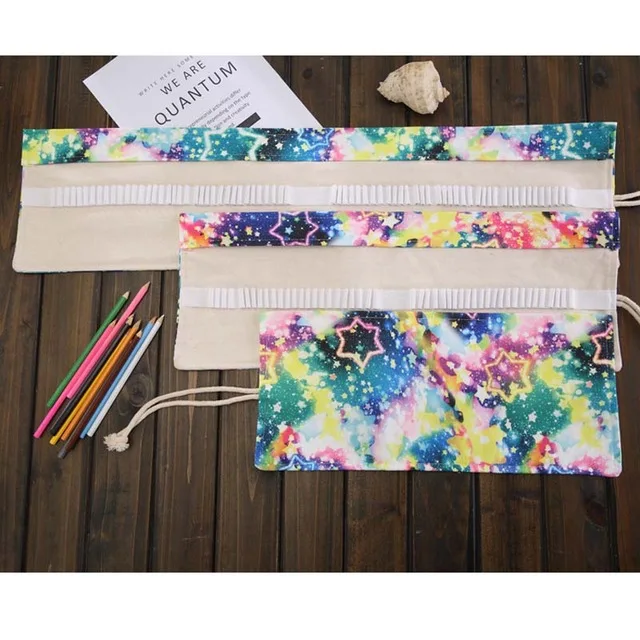 48 Holes pencil case Пенал trousse школьников 36/48/72 Отверстия школьная etui kawaii холст рюкзак большой емкости kalem kutusu я коробка ferace cartuchera - Цвет: 48 Holes pencil case