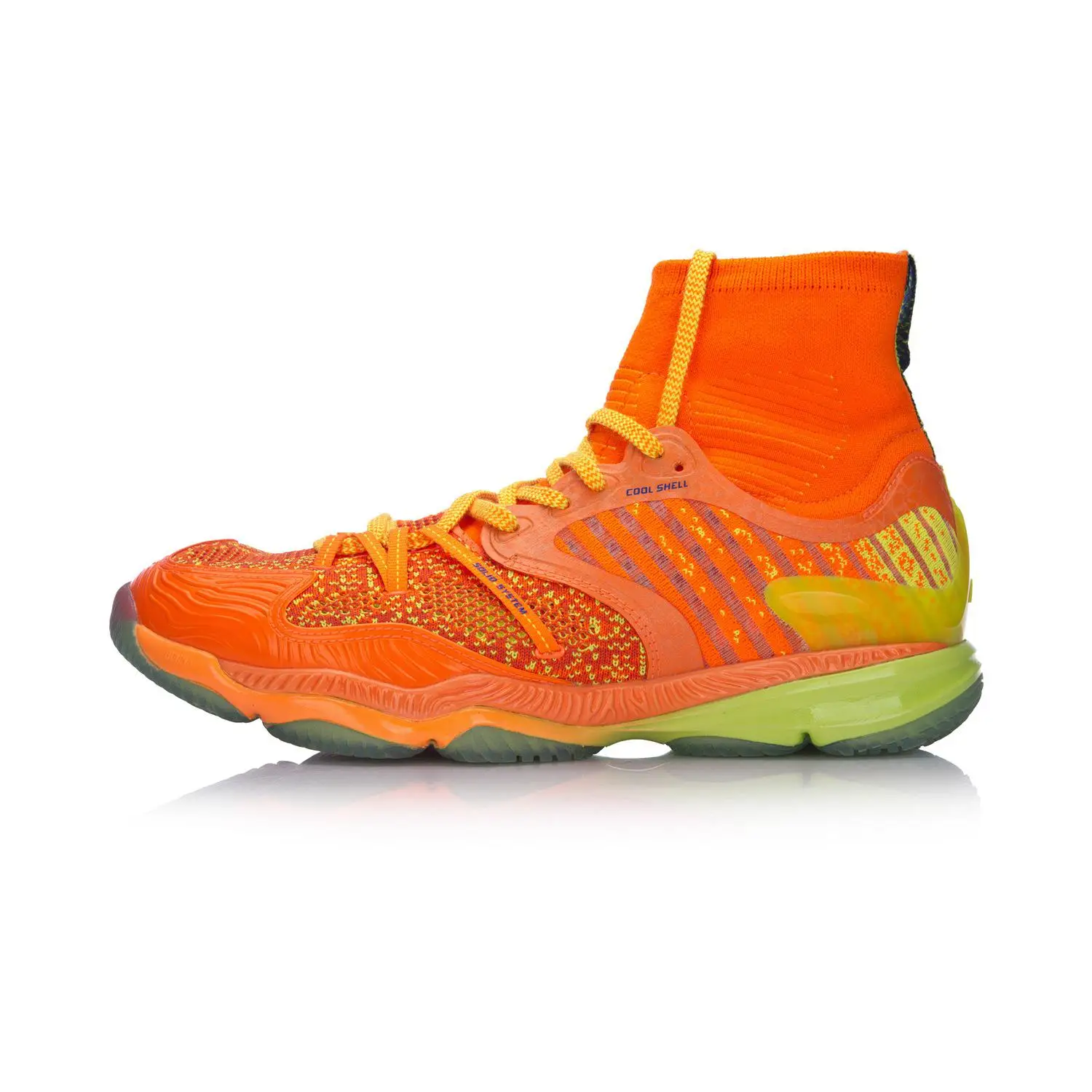 Новое поступление Li-ning профессиональная обувь для бадминтона на шнуровке, противоскользящая дышащая пластиковая Мужская Спортивная обувь - Цвет: AYAM009-4