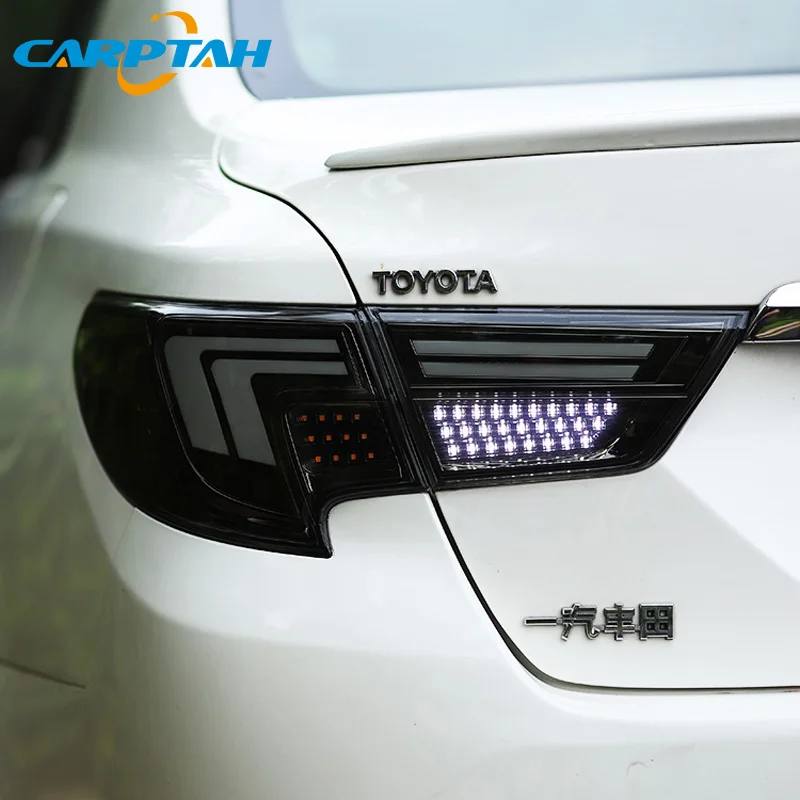 Carptah автомобильный Стайлинг задний фонарь задние фонари для Toyota Mark X 2013- задний фонарь DRL+ сигнал поворота+ задний фонарь+ светодиодный тормоз