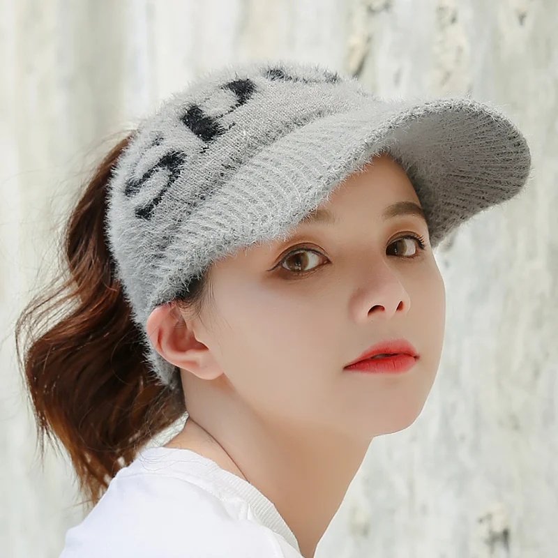 Осенние и женские зимние перчатки Skullies Лыжная кепка вязаная шапочка бейсболки женские зимние защитные козырьки