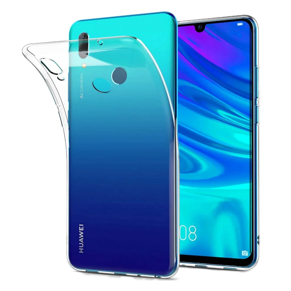 100 шт./лот, для huawei P Smart, ультратонкий, прозрачный, ударопрочный, ТПУ, задний Чехол, мягкий, силиконовый, прозрачный чехол, бампер