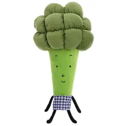 Милая многофункциональная подушка для овощей брокколи плюшевые игрушки мягкие удобные подушки M09