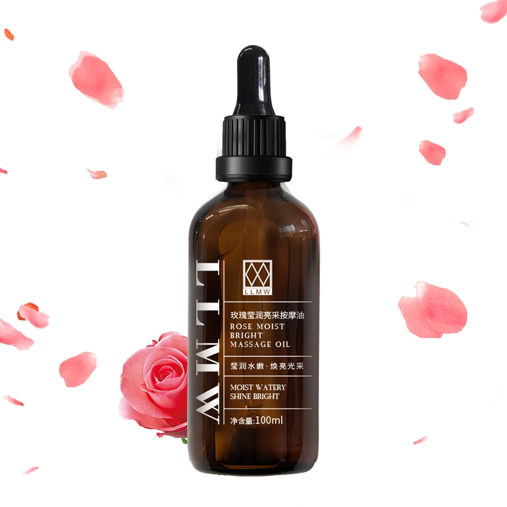 100 мл Роза увлажняющее яркое массажное масло натуральное растительное эфирное