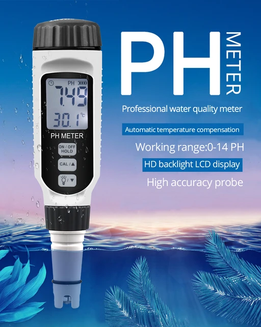 SMART SENSOR professionnel LCD affichage eau pH mètre aquarium