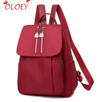 

Famous brand Anti-theft waterproof backpack Nylon women backpack large capacity lady girls travel school bag for teenager new
