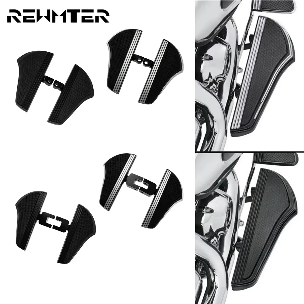 Motorcycle Passenger Floorboard Footrest Footpeg Pedal For Indian For Harley Touring Electra Glide Dyna Street Bob FXDB Fat Bob