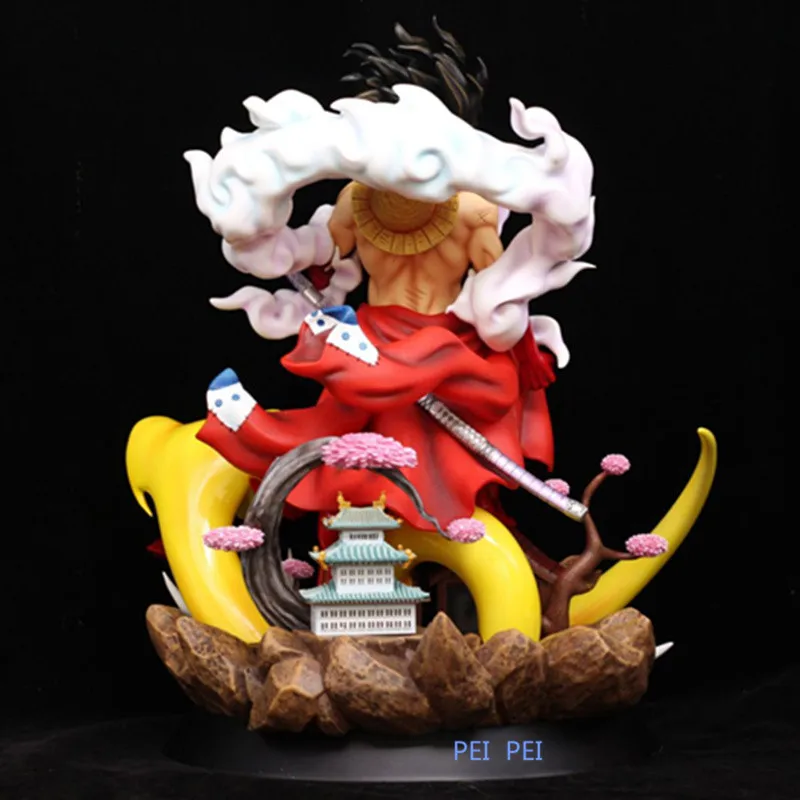 1" Аниме статуя один кусок Обезьяна D. Luffy GK VOL.001# полноразмерный портрет резиновая фигурка героя Коллекционная модель игрушечная коробка Q1032