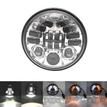 

1 piece 5.75inch 70W 5 3/4 "high beam / low beam round LED headlight for Motorcycle Softail Dyna and Sportster models