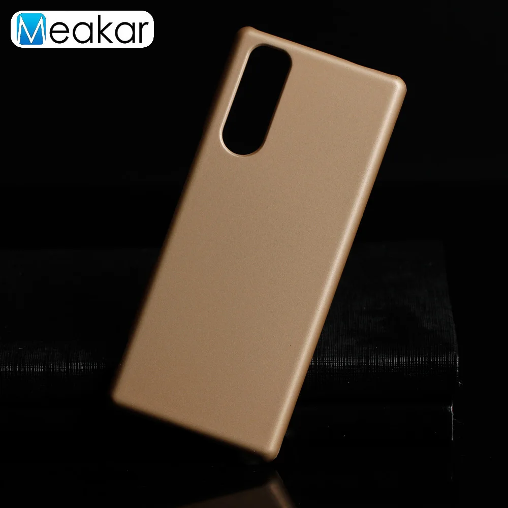 Матовый пластиковый чехол Coque для sony Xperia 5 чехол для sony Xperia 5 Xperia5 чехол для телефона - Цвет: Golden