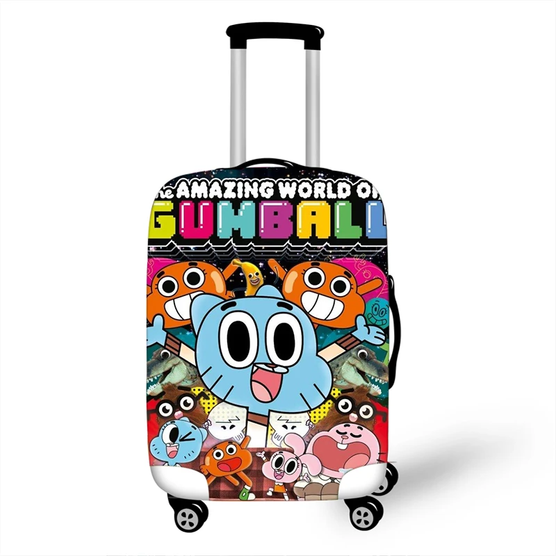 18-32 дюймов удивительный мир Gumball аксессуары багажная Крышка для мальчиков и девочек чемодан защитный чехол эластичная сумка на колесиках