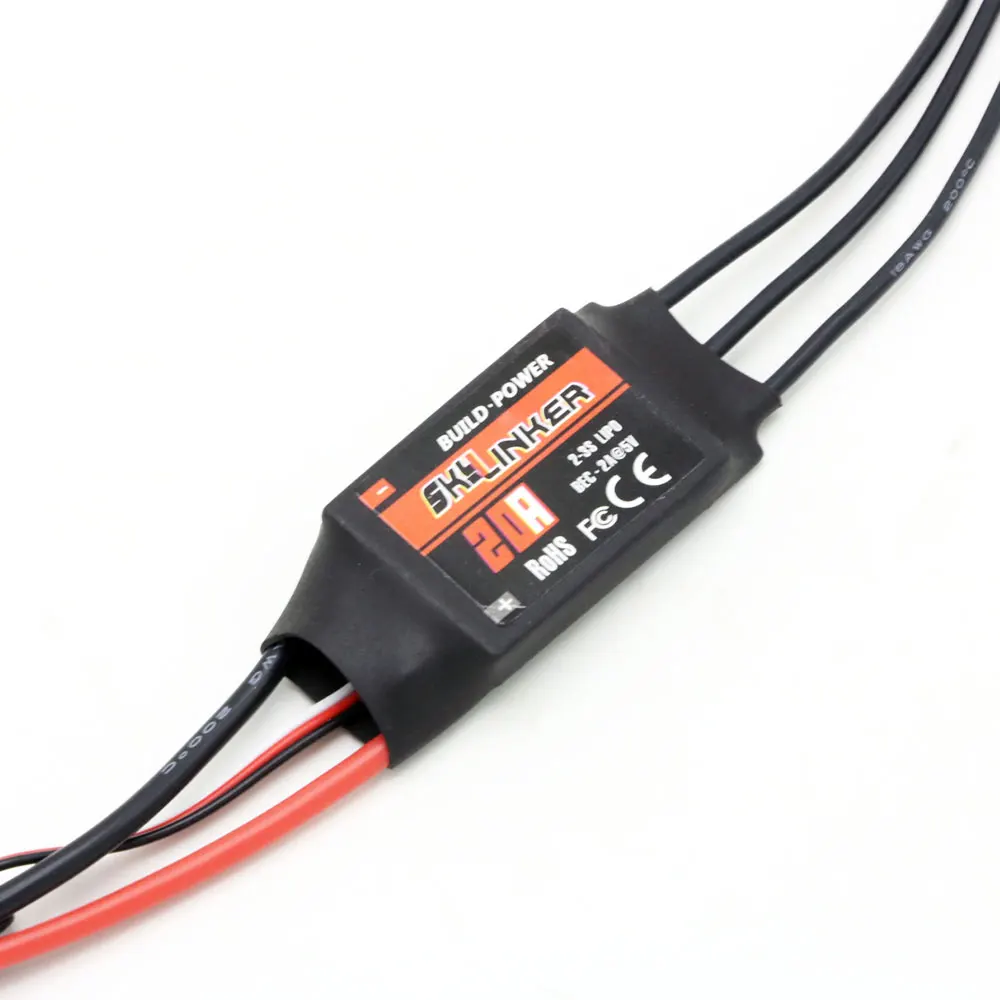 Сборка мощности Skylinker BLHeli ESC 20A 30A 40A ESC Регулятор скорости 2-3S с 2A 5V UBEC для RC фиксированного крыла