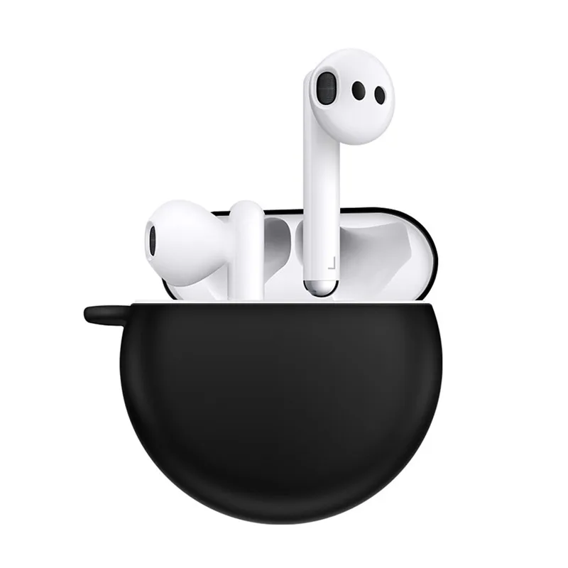 Футляр для наушников для huawei FreeBuds 3 чехол силиконовый чехол беспроводной Bluetooth Противоскользящий силиконовый мягкий чехол с брелоком