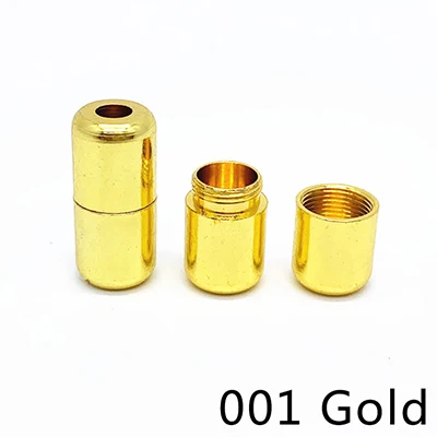001Gold Meetee 10 шт. 18 мм металлические соединительные застежки шнурок замок DIY шнур для шляпы конец костюм стоппер крюк аксессуары DS011 - Цвет: 001Gold